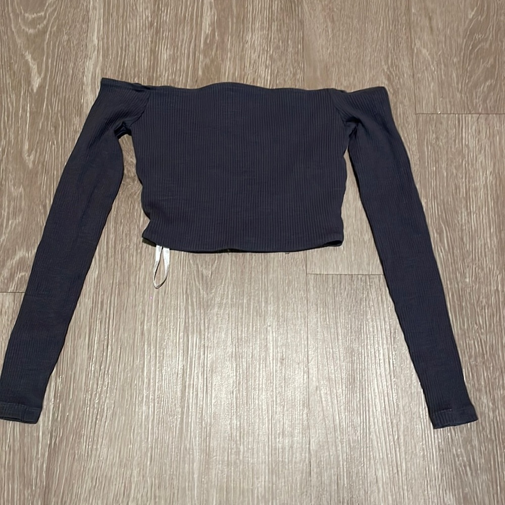 Privacy Please Off The Shoulder Crop